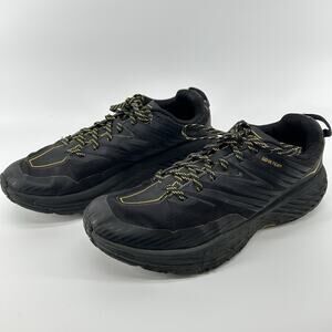 Hoka One One Speedgoat 4 GTX Gore-Tex Anthracite Dark Trail Men's Size 9 US